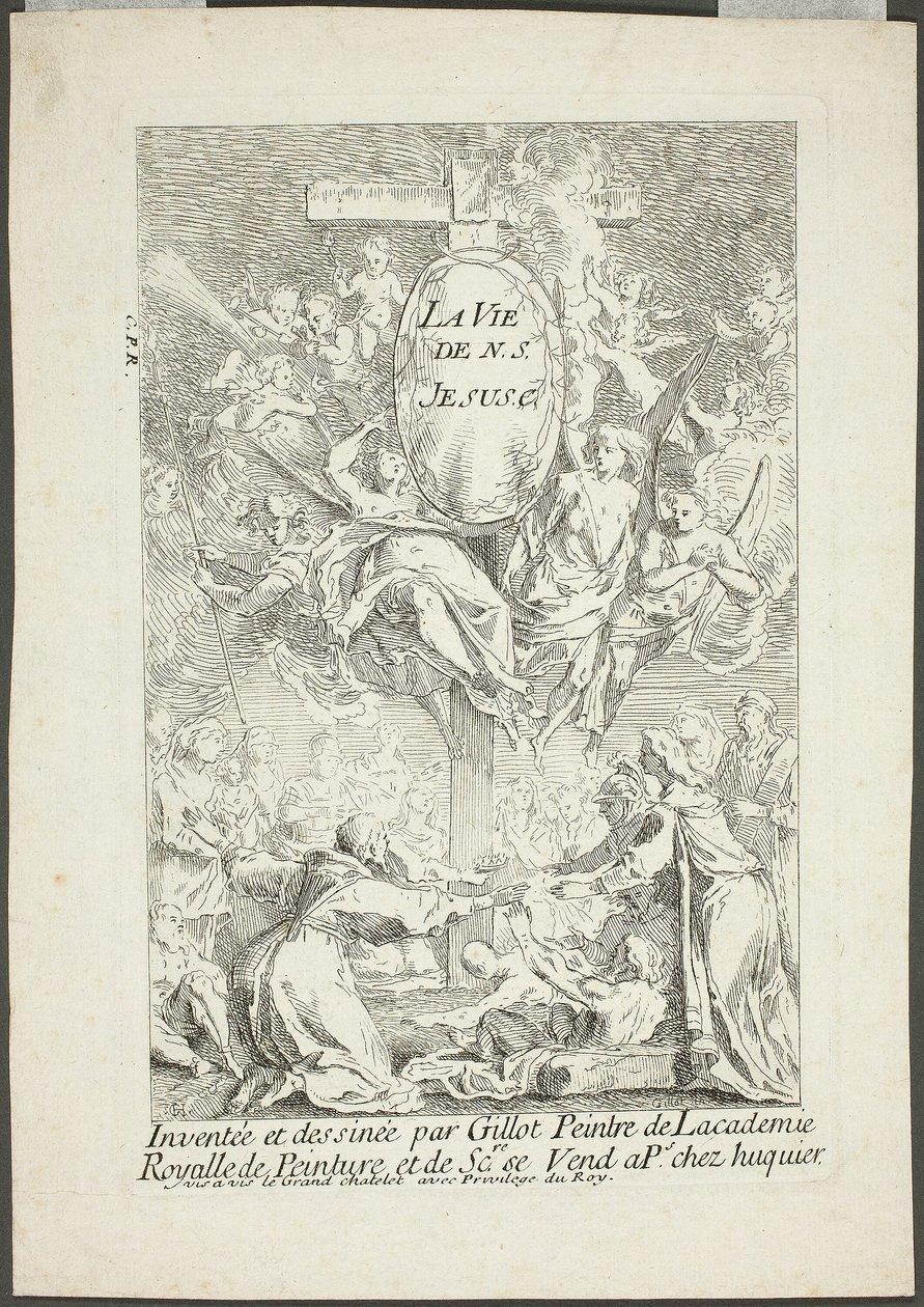 Het leven van onze Heer Jezus Christus door Gabriel Huquier