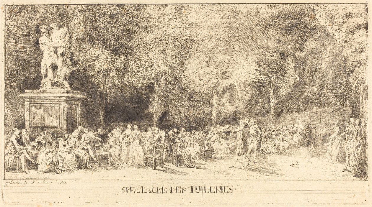De Stoelen [onderste helft] door Gabriel Jacques de Saint Aubin
