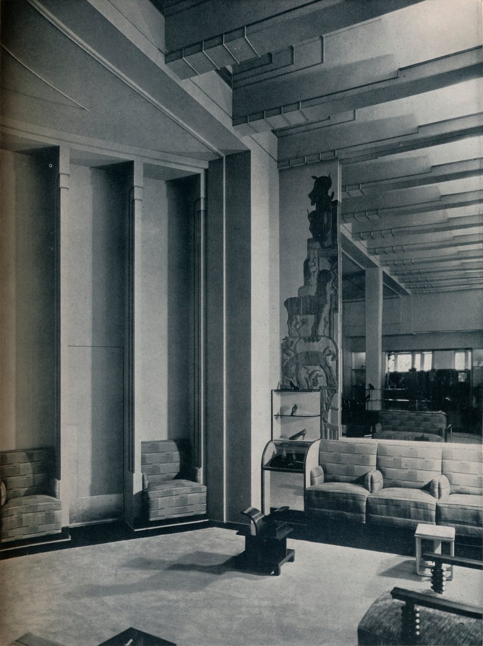 Hoek van Schoensalon, Roos Bros., San Francisco, 1930 door Gabriel Moulin