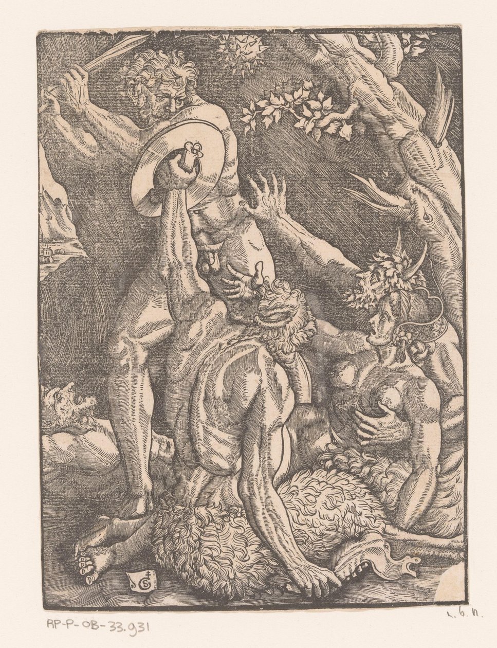 Hercules en de centauren door Gabriel Salmon