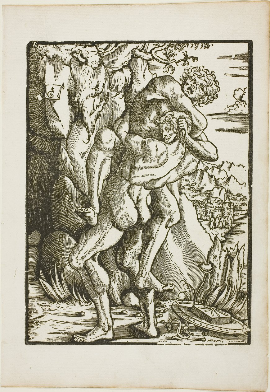 De Werken van Hercules: Hercules en Antaeus door Gabriel Salmon