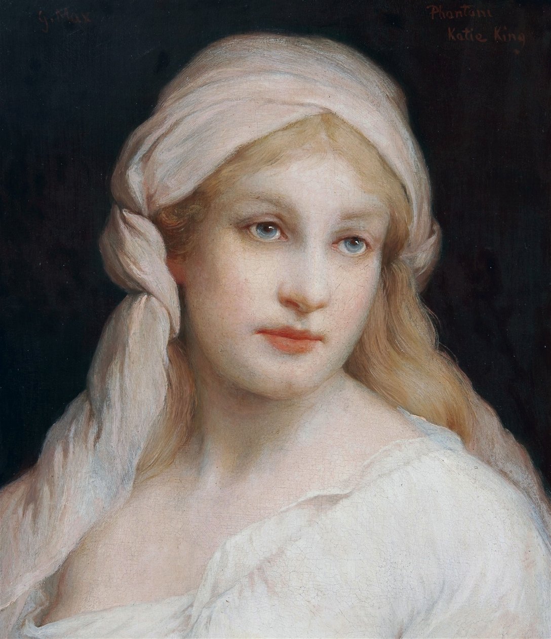 De geest van Katie King of Phantom Katie King door Gabriel von Max
