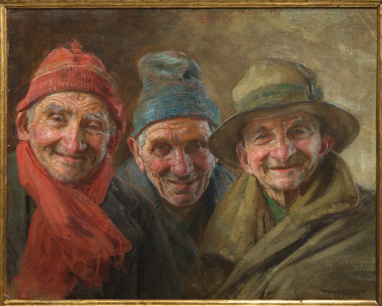 Drie vrienden door Gaetano Bellei