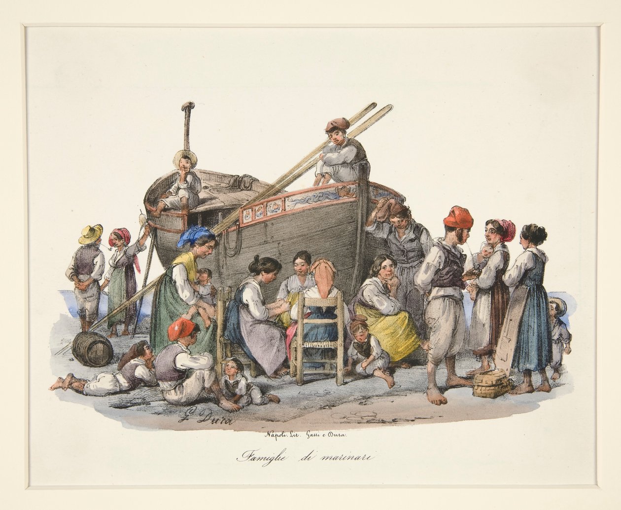 Famiglie di Marinari door Gaetano Dura