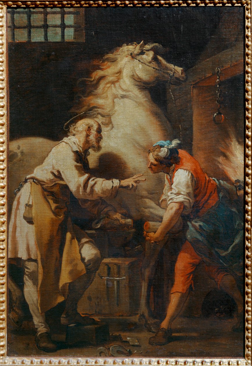Het wonder van Sint Eloi - Het wonder van Sint Eligius ... door Gaetano Gandolfi