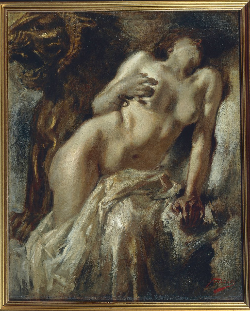 Cleopatra, door Gaetano Previati door Gaetano Previati