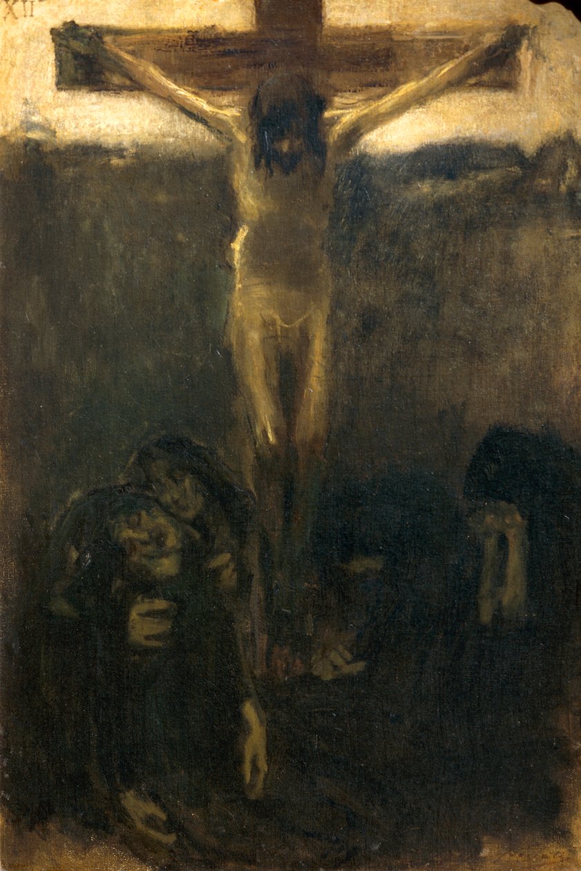 Kruisiging door Gaetano Previati