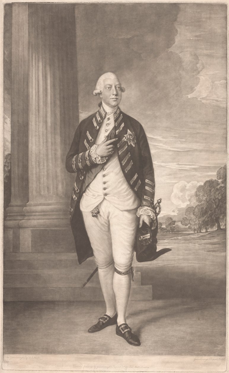 George III door Gainsborough Dupont