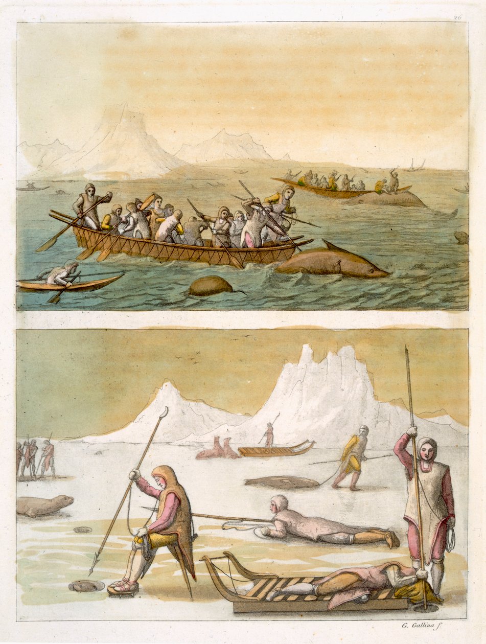Groenland: Walvisvangst en zeehondenjacht, uit 