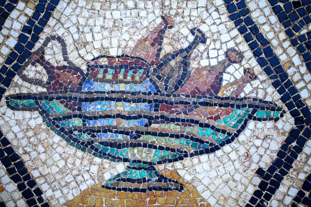 Romeins mozaïek door Gallo-Roman Gallo-Roman