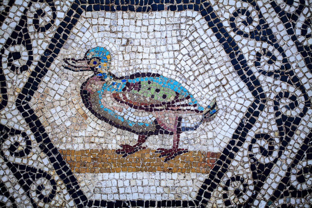 Romeins mozaïek door Gallo-Roman Gallo-Roman