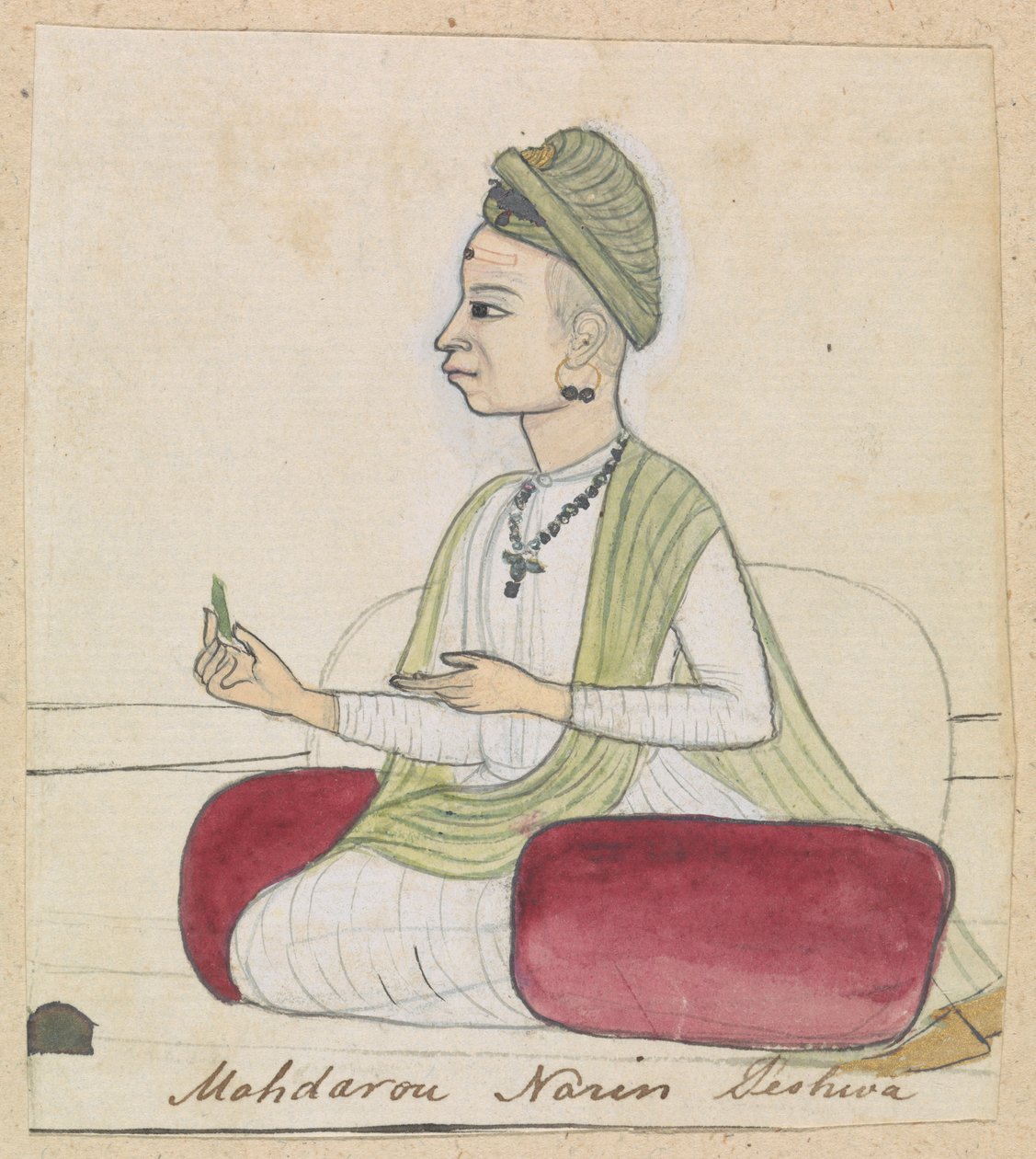 Mahdorou Narin Peshwa door Gangaram Chintaman Tambat
