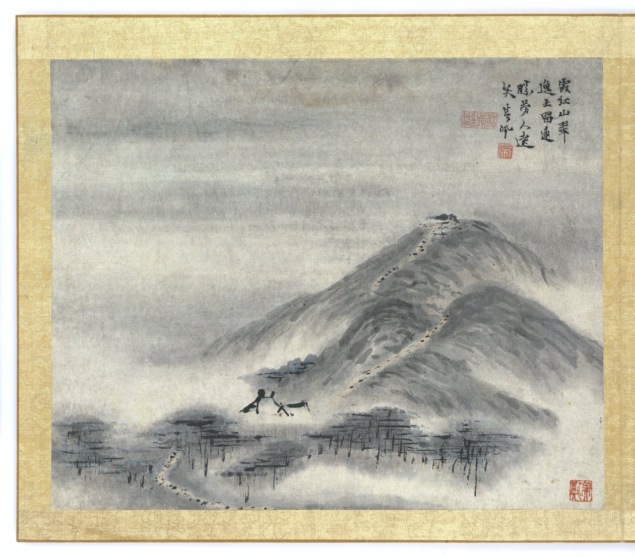 Schildering door Gao Qipei