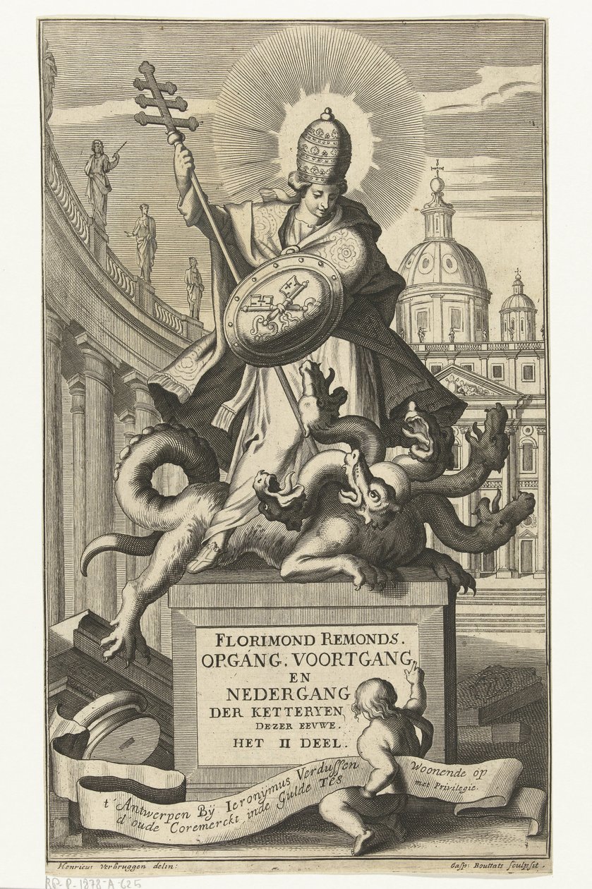Katholicisme overwint de ketterij door Gaspar Bouttats
