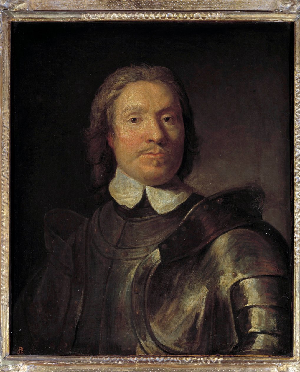 Portret van Olivier Cromwell door Gaspar de (after) Crayer