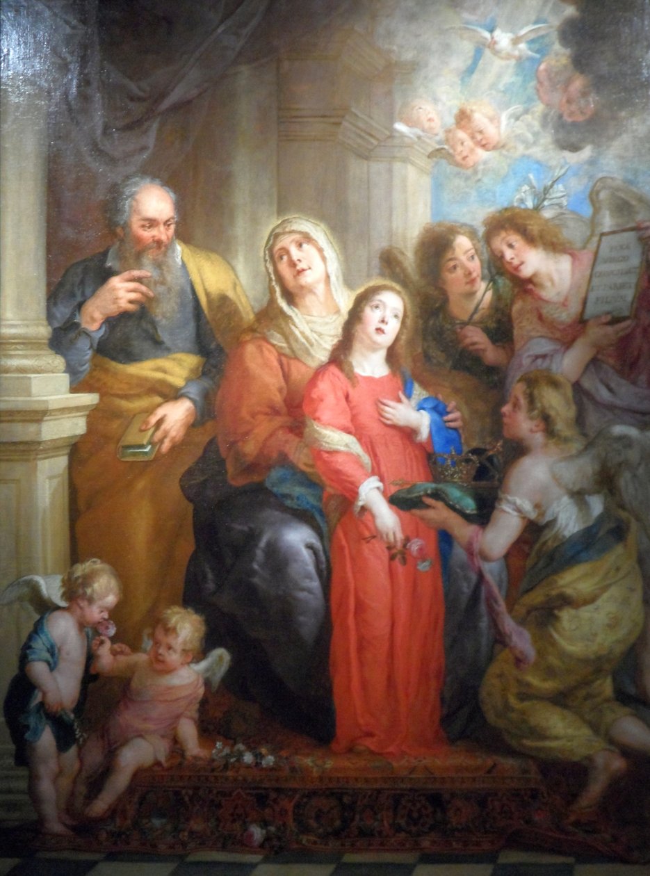 De introductie van Maria in de tempel door Gaspar De Crayer