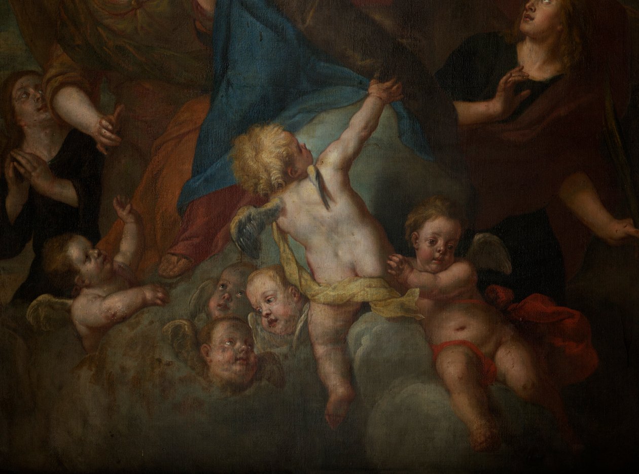 Parochiekerk (Sint-Walburgakerk). Schilderij. Gaspar de Crayer. 1652 door Gaspar De Crayer