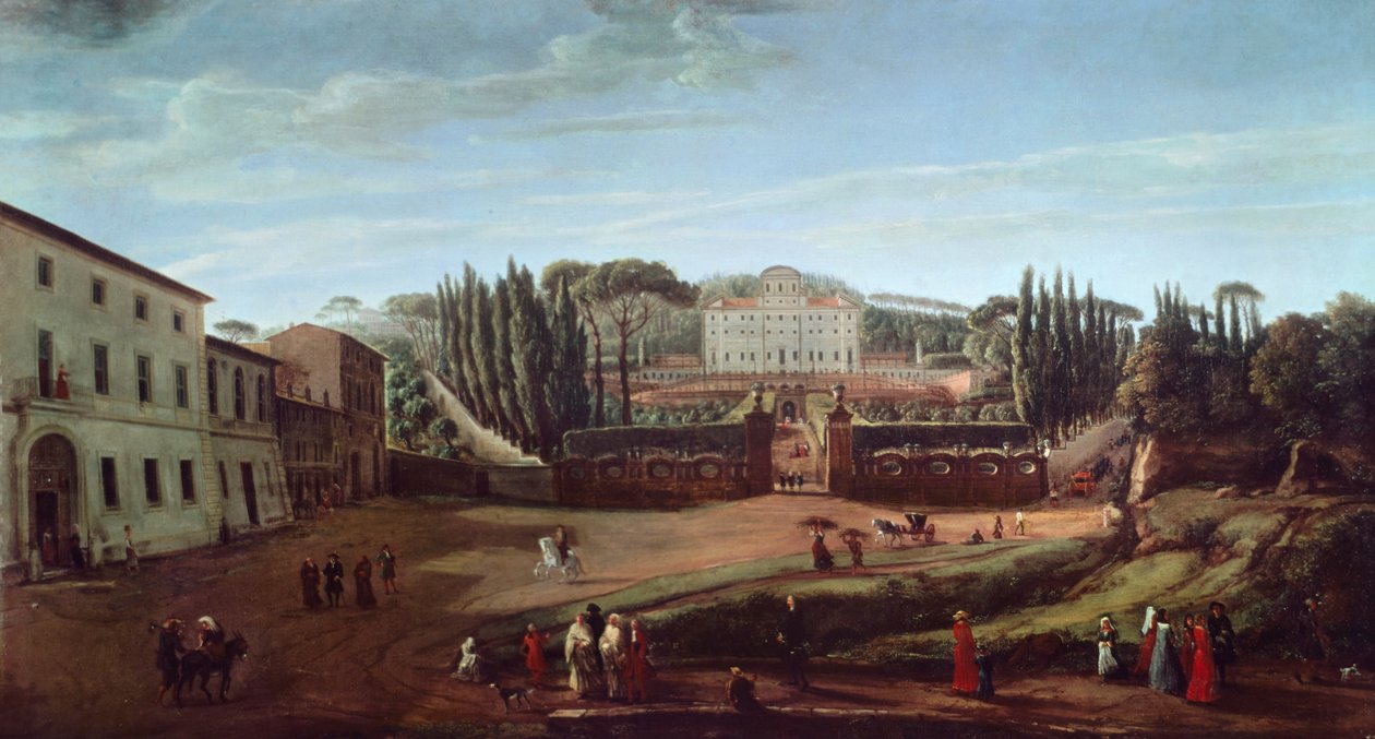 Villa Aldobrandini door Gaspar van Wittel