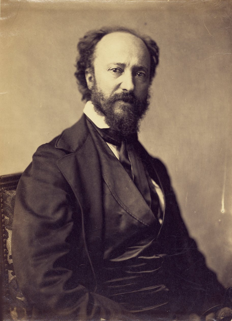 Portret van Charles Daubigny door Gaspard Félix Nadar
