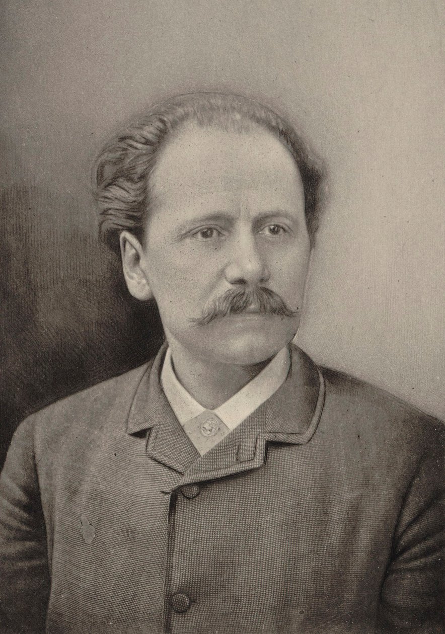 Portret van de componist Jules Massenet 1842-1912, 1890 door Gaspard Félix Nadar