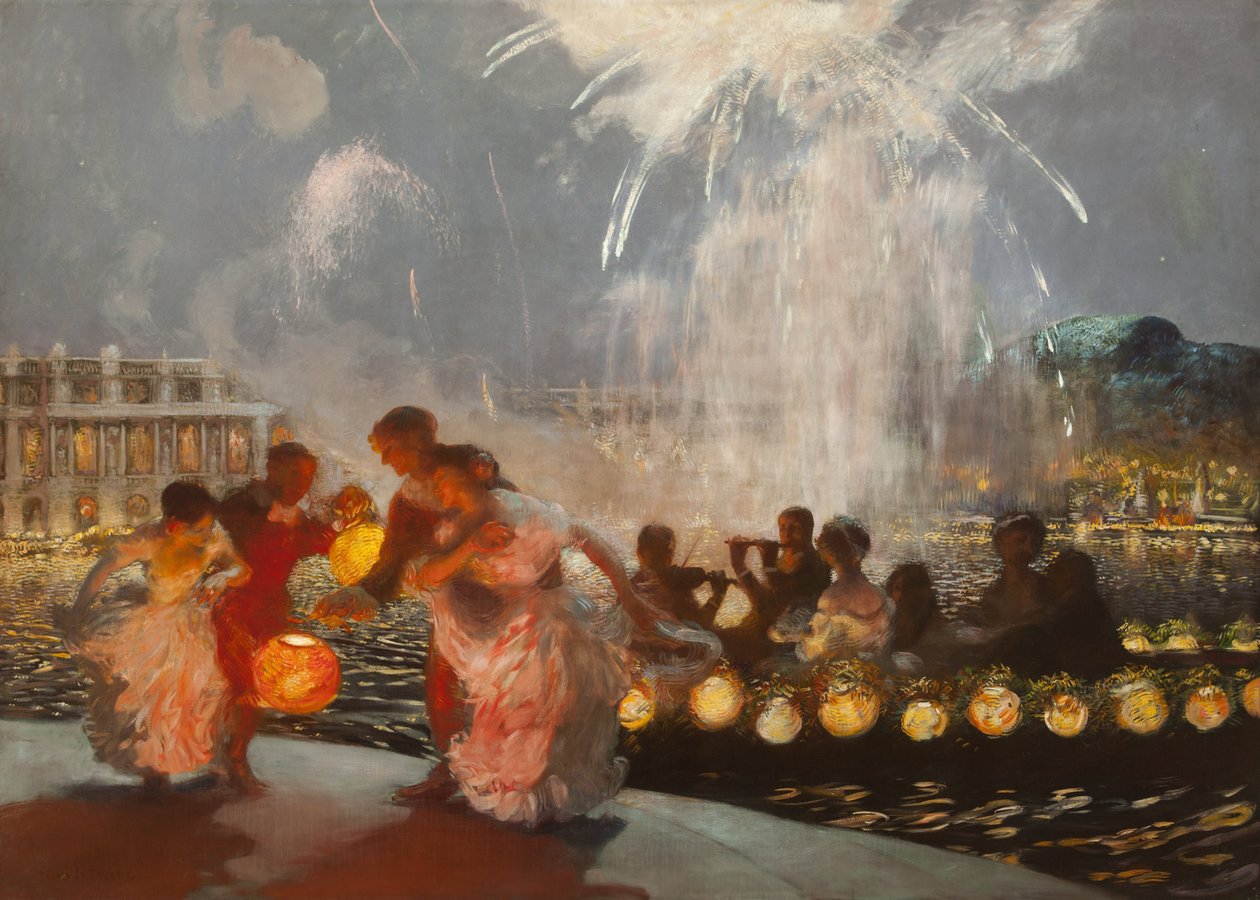 Het vreugdevolle festival door Gaston La Touche