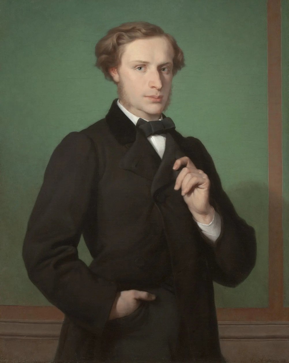 Portret van Monsier E.G*** door Gaston Casimir Saint Pierre