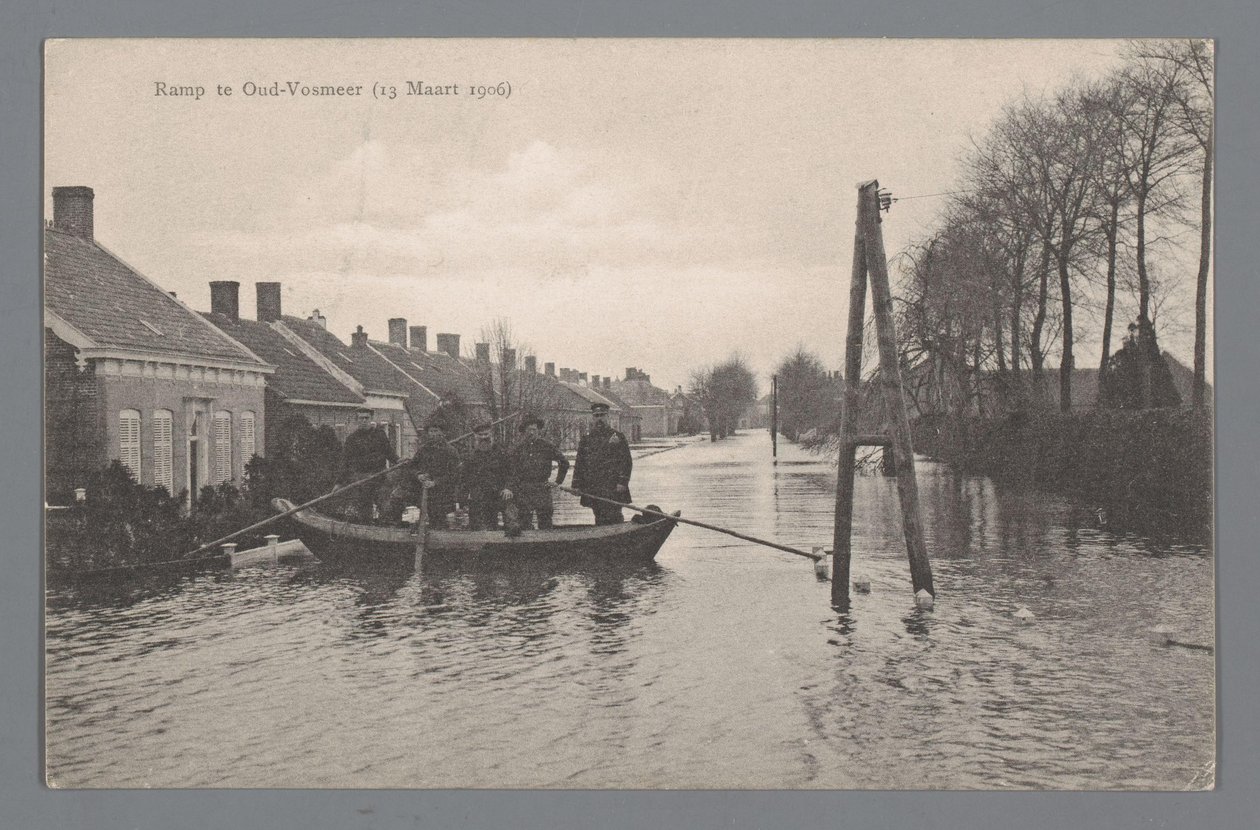 Ramp te Oud-Vossemeer op 13 maart 1906 door Gebroeders van Straaten
