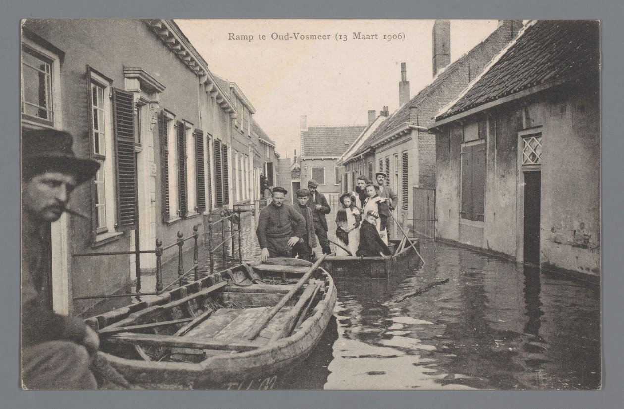 Ramp te Oud-Vossemeer op 13 maart 1906 door Gebroeders van Straaten