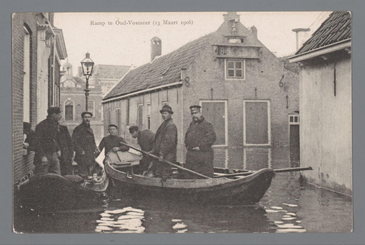 Ramp te Oud-Vossemeer op 13 maart 1906 door Gebroeders van Straaten