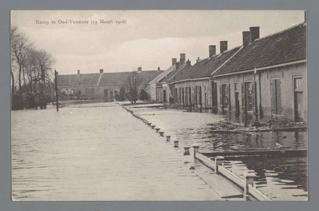 Ramp te Oud-Vossemeer op 13 maart 1906 door Gebroeders van Straaten