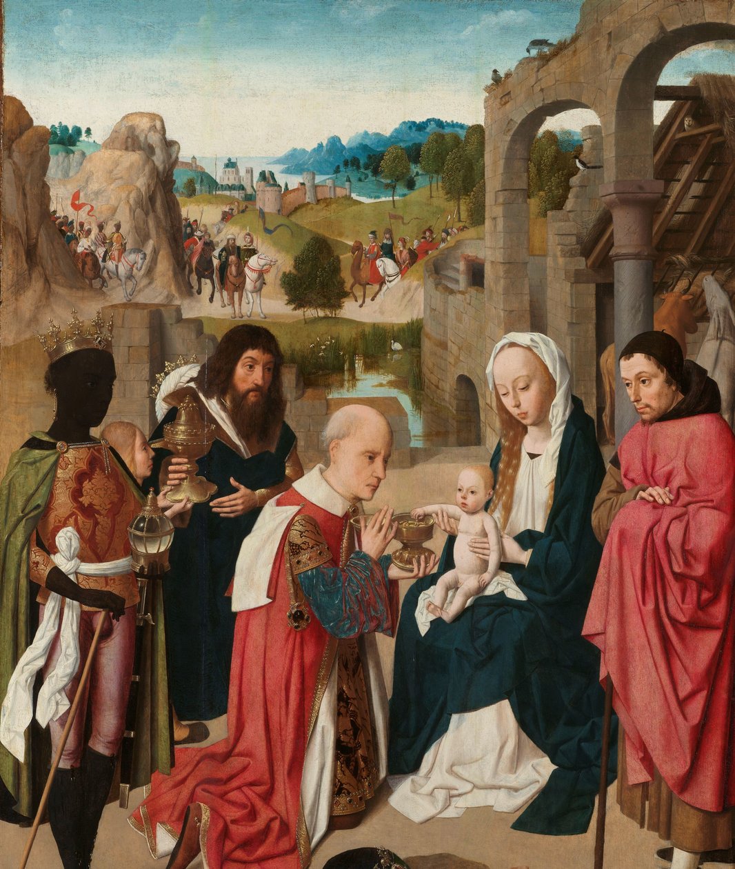 De Aanbidding der Wijzen door Geertgen Tot sint Jans