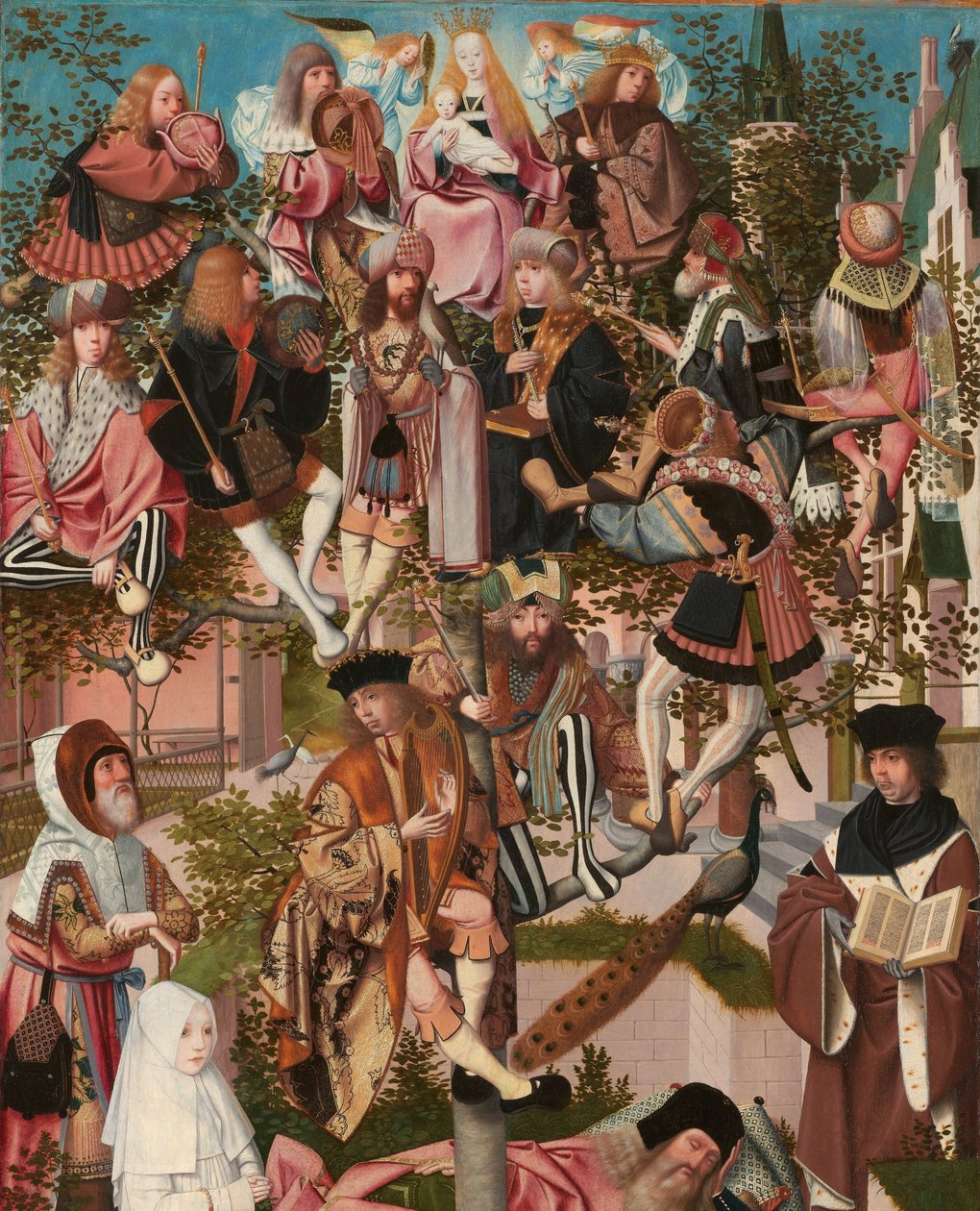 De boom van Jesse door Geertgen tot Sint Jans (circle of)