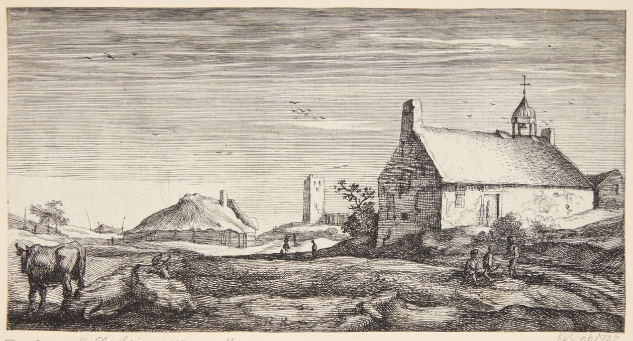 De nieuwe kerk bij Muiderberg door Geertruyt Roghman