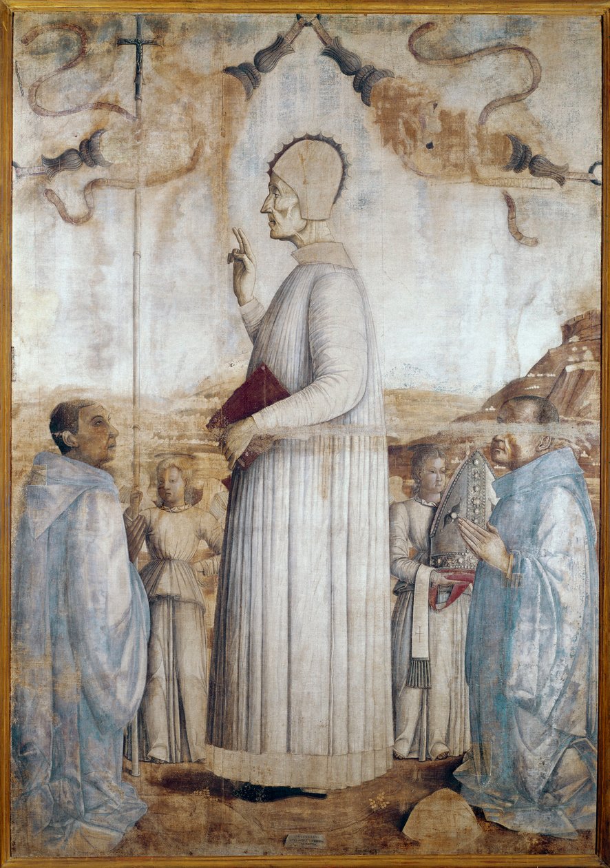 Lawrence Giustiniani of Lorenzo Giustiniani door Gentile Bellini