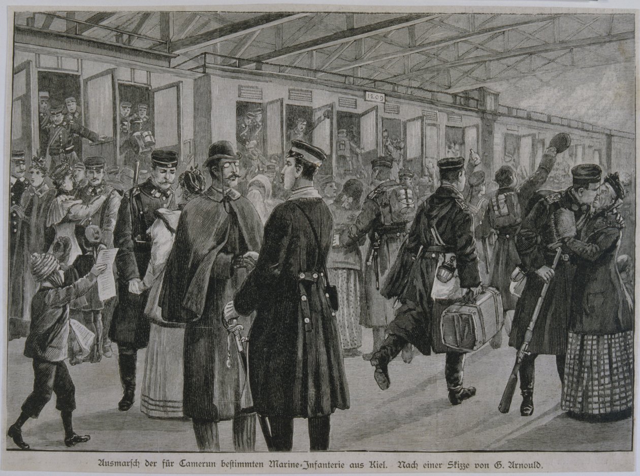 De inzet van de Koninklijke Mariniers van Kiel naar Kameroen door Georg Arnould
