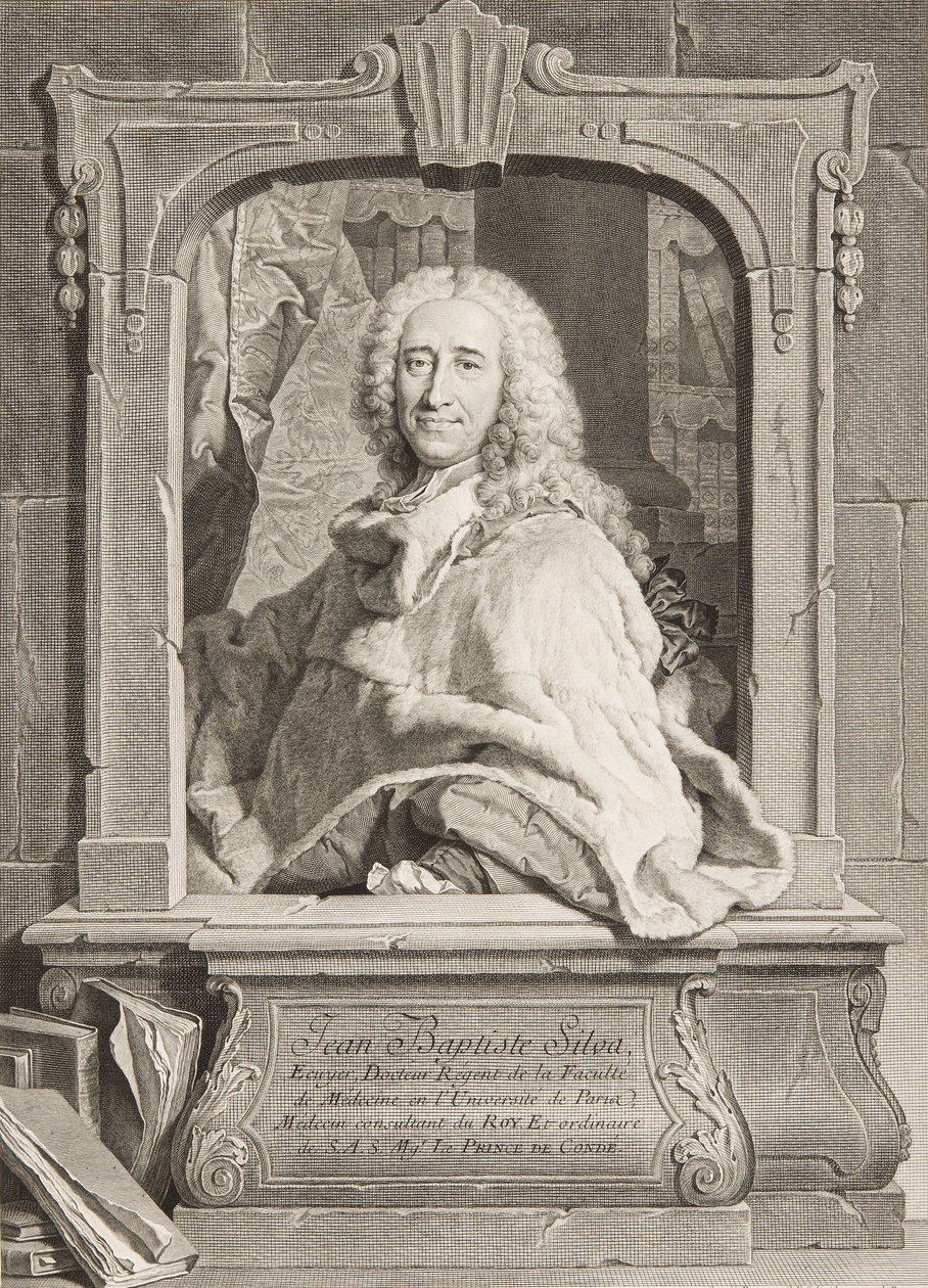 Jean Baptiste Silva door Georg Friedrich Schmidt