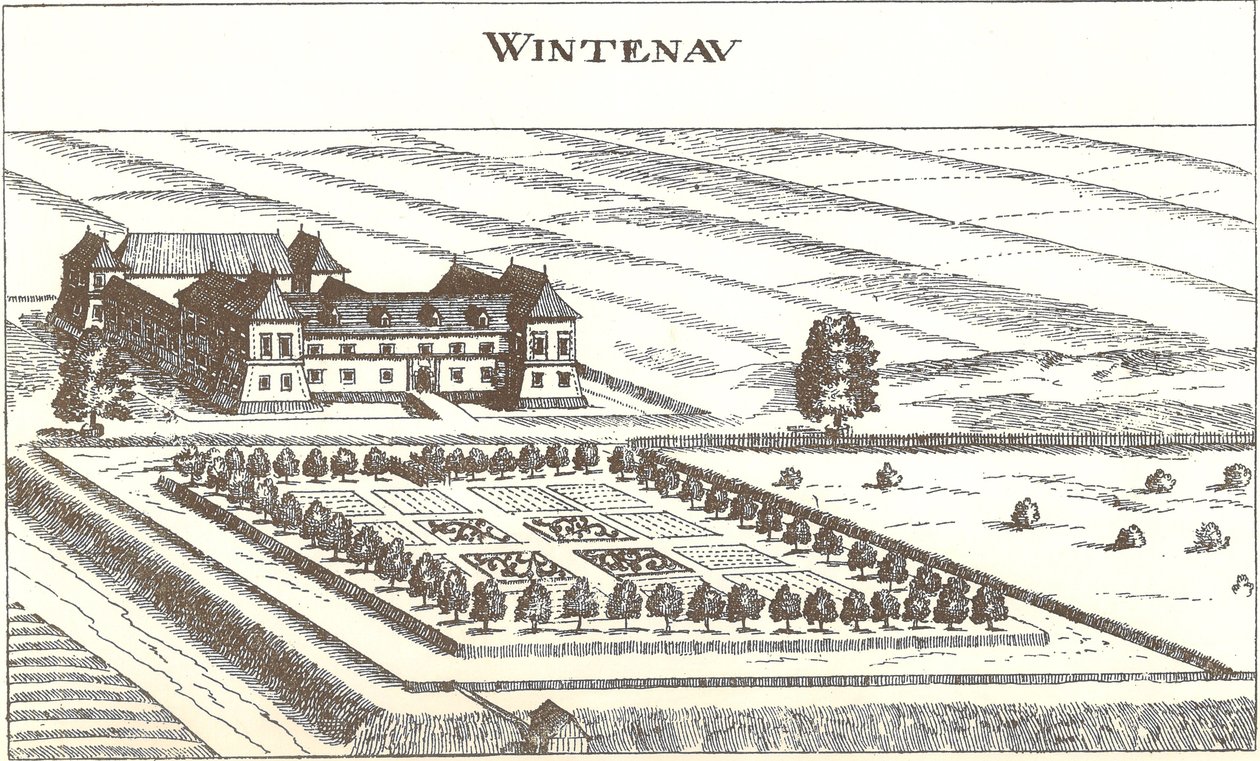 Topographia Ducatus Stiriae - 479 Windenau bij Marburg door Georg Matthaus Vischer