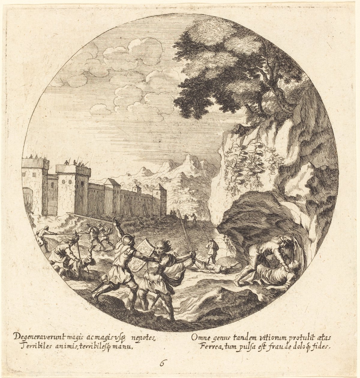 Het ijzeren tijdperk door Georg Andreas Wolfgang the Elder
