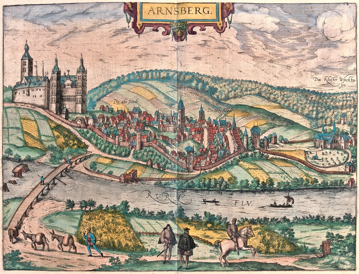 Arnsberg, Duitsland - in 