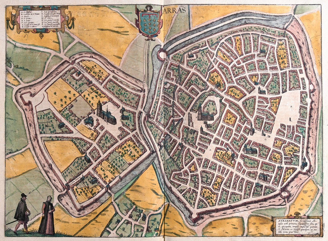 Arras, Calais - Noord-Frankrijk - in 