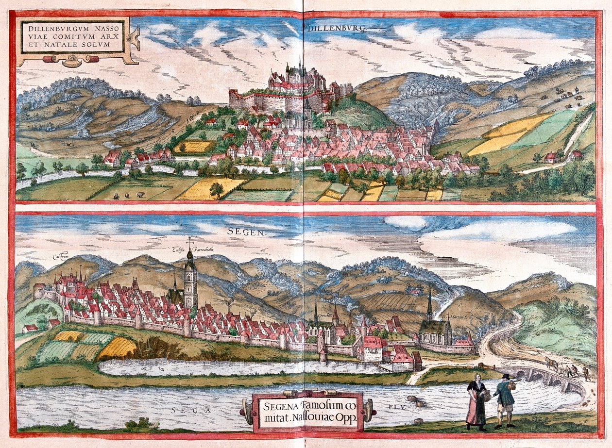 Dillenburg - Siegen, Duitsland - in 