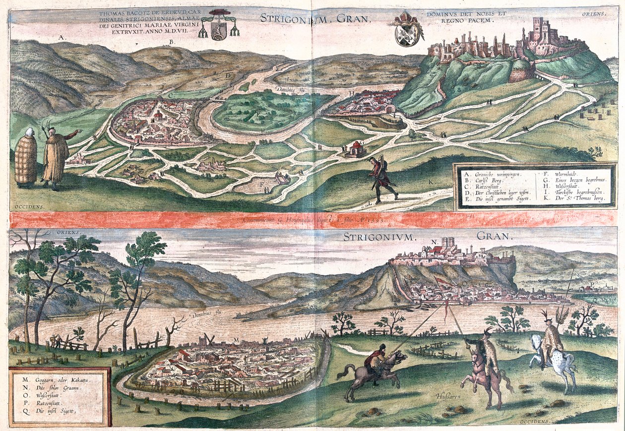 Esztergom, Hongarije - in 