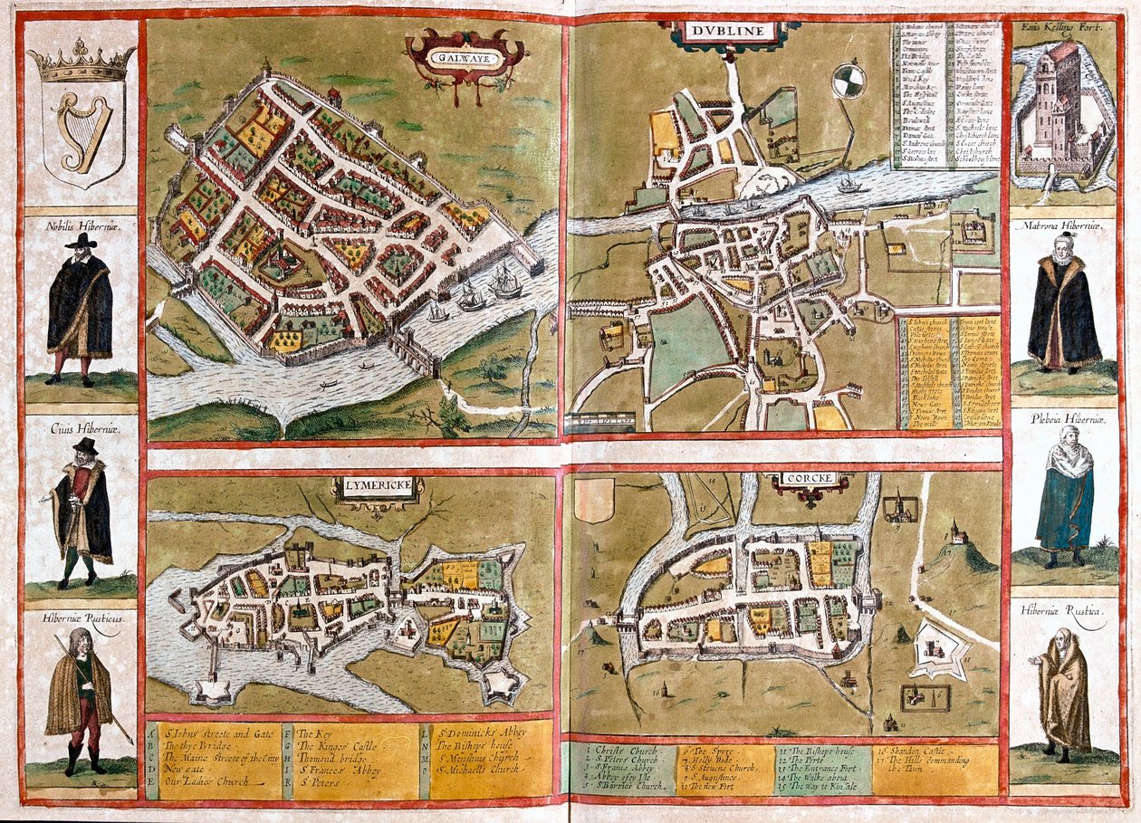 Galway, Dublin, Limerick en Cork, Engeland - in 