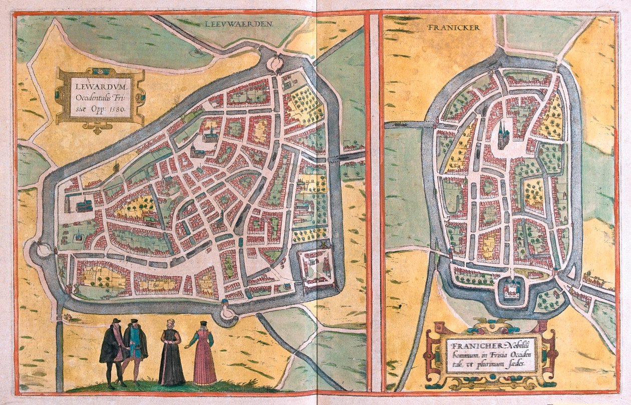 Leeuwarden (West-Fries), Franeker, Nederland - in 