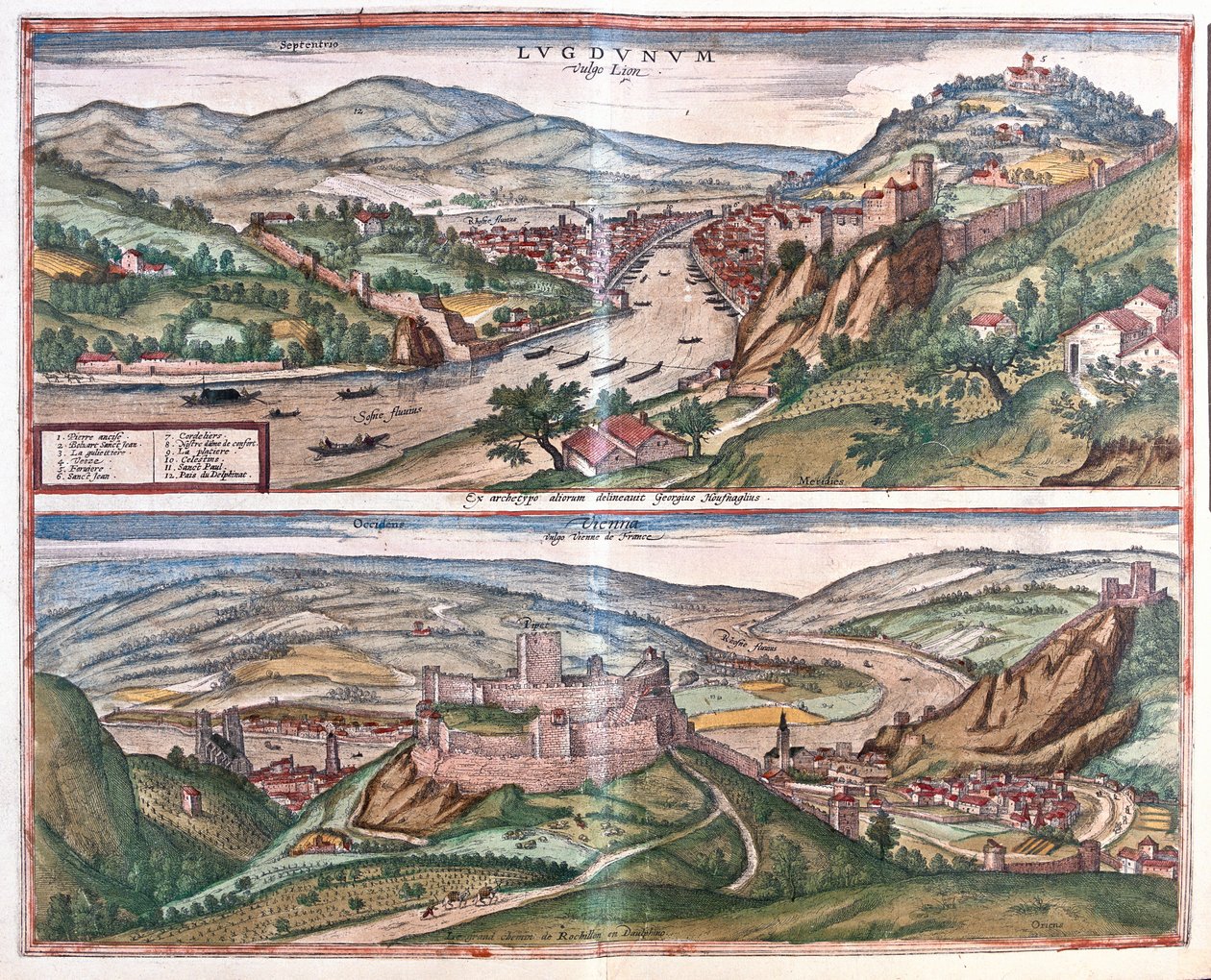 Lyon - Vienne, Frankrijk - in 