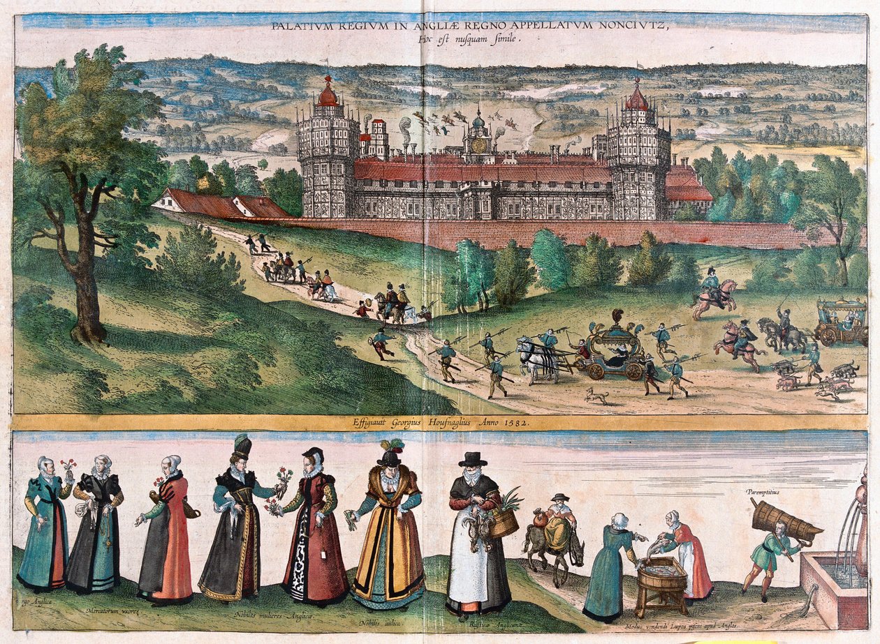 Nonsuch (paleis in Surrey), Engeland - in 