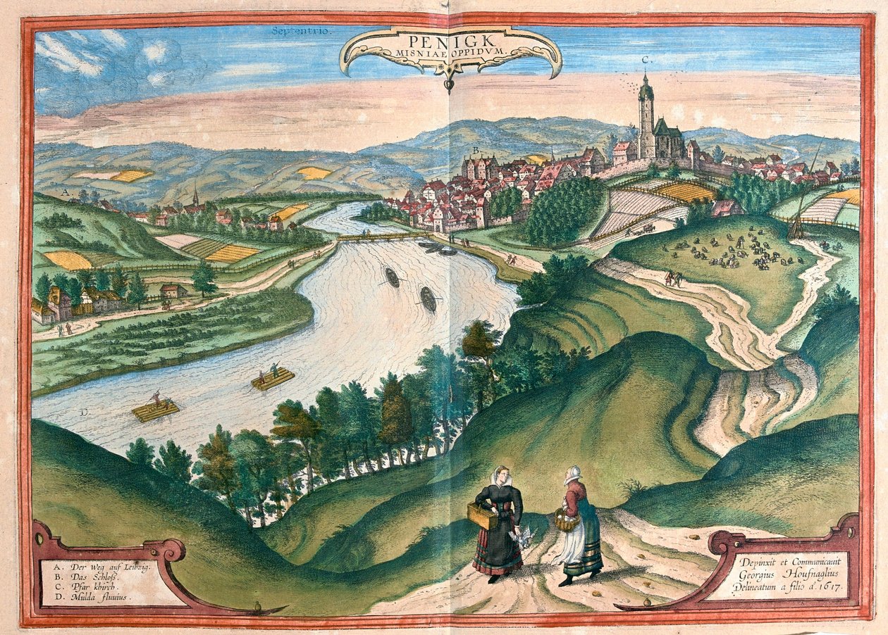 Penig, Duitsland - in 