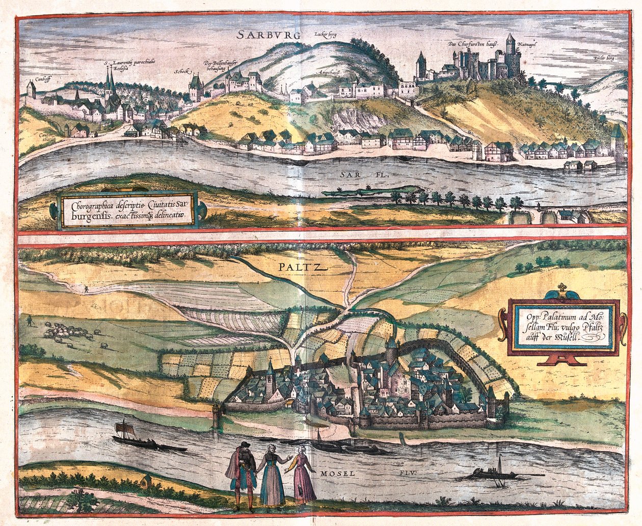 Saarburg, Pfalzel, Duitsland - in 