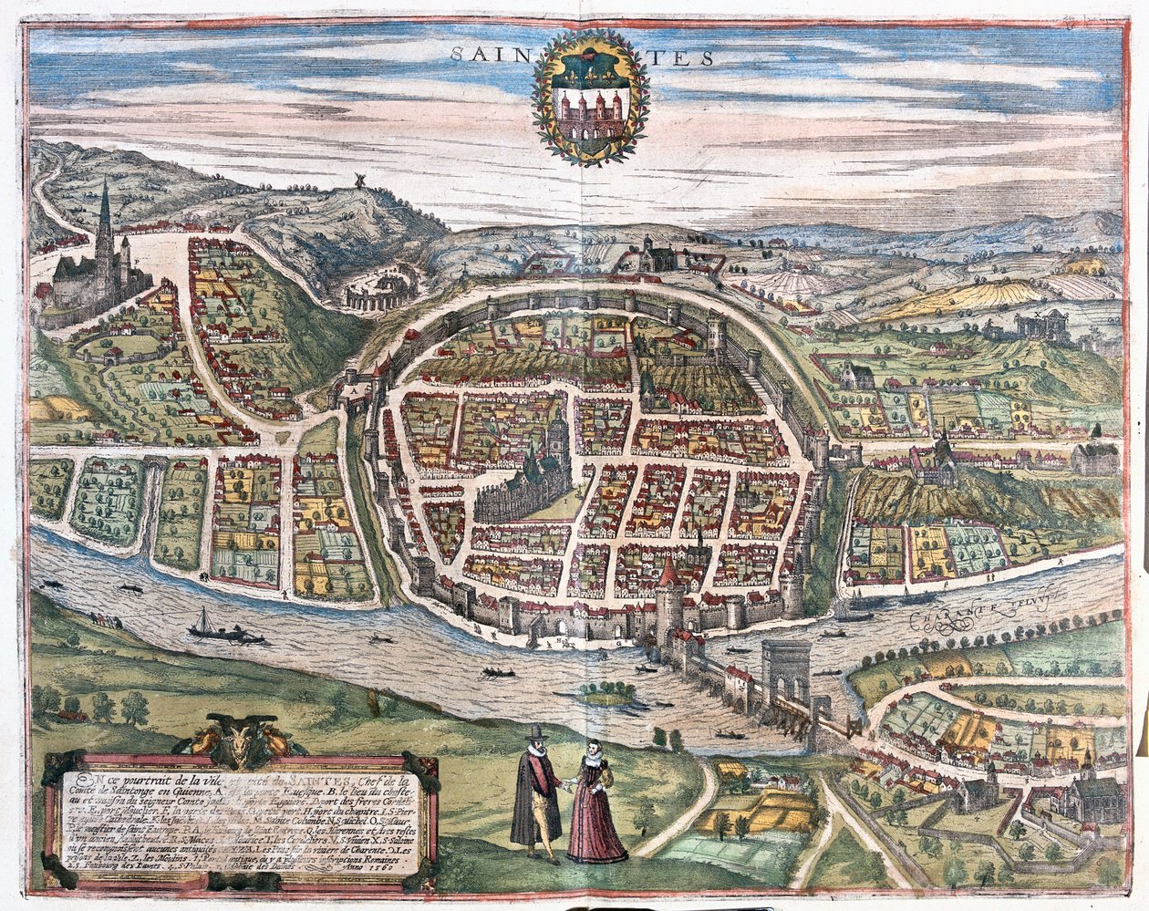 Saintes, Frankrijk - in 