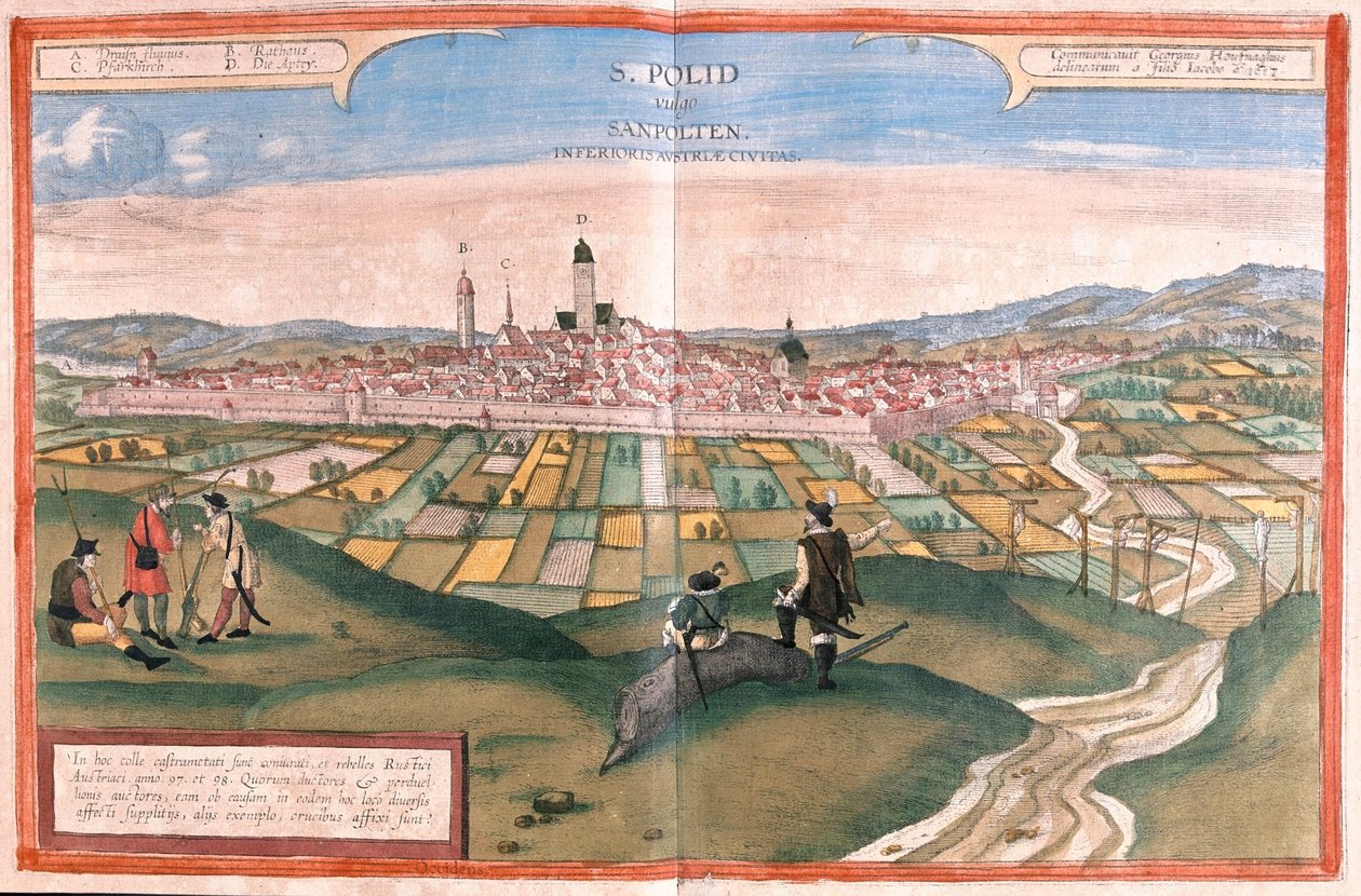 Sankt Polten, Oostenrijk - in 